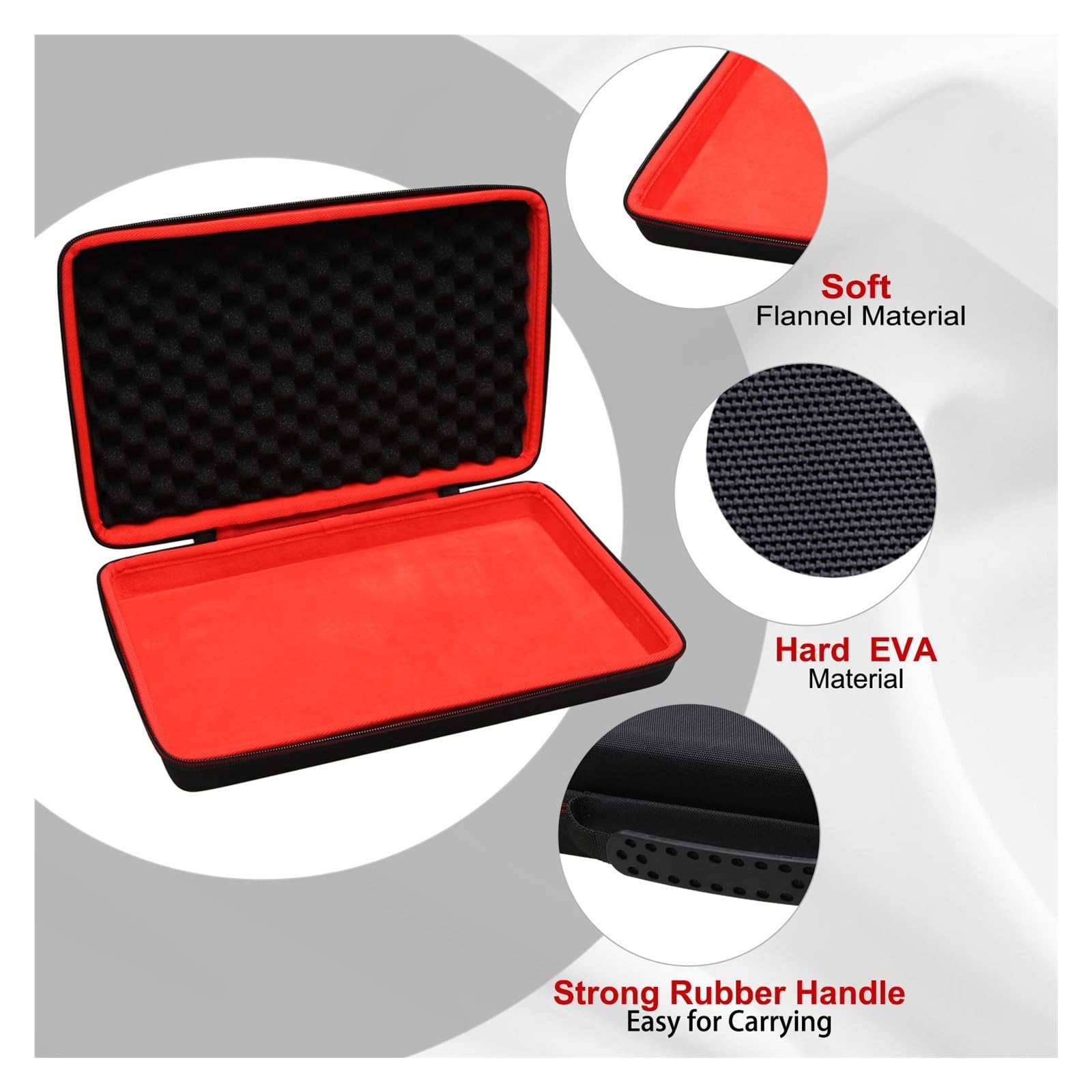 Borsa per Tastiera Custodia rigida for tastiera controller MIDI in EVA for USB - Borsa protettiva da viaggio for il trasporto