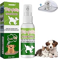JoanofArc Dog Potty Training Spray: Puppy Attractant & Deterrent for Indoor/Outdoor Use, Humane 30ml Formula for Fast Results