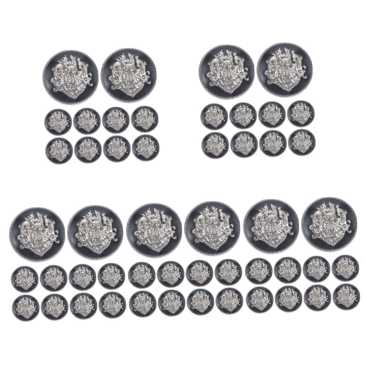 Boutons ronds pour couture et accessoires de mode DIY de style rétro