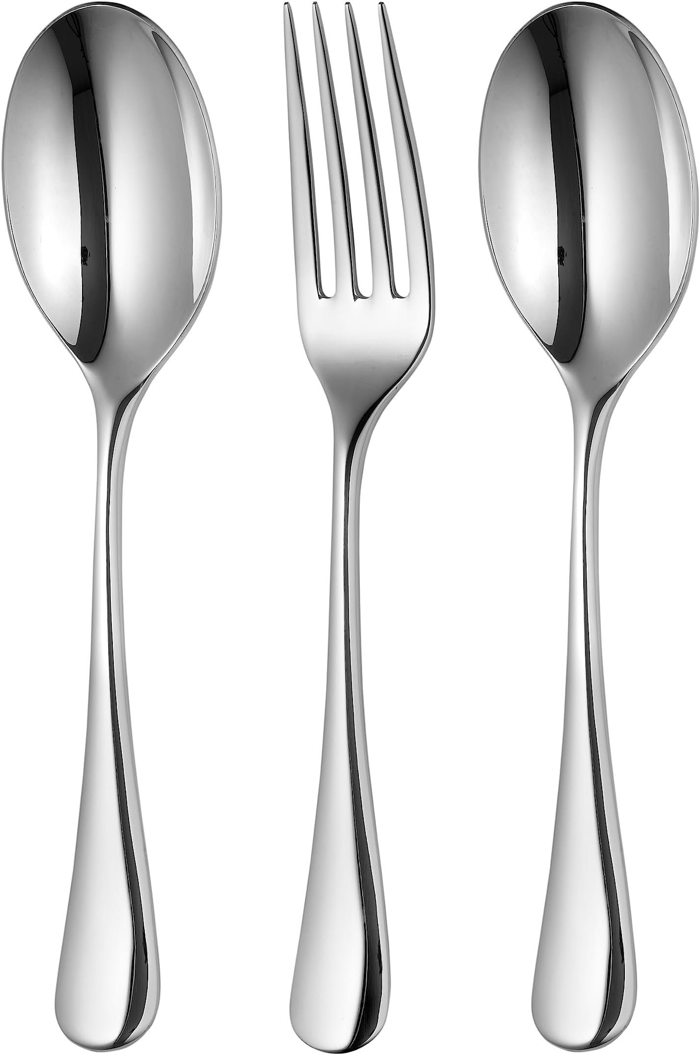 Radford Bright Cutlery 3 Piece Serving Set. Made from Stainless Steel. Dishwasher Safe.