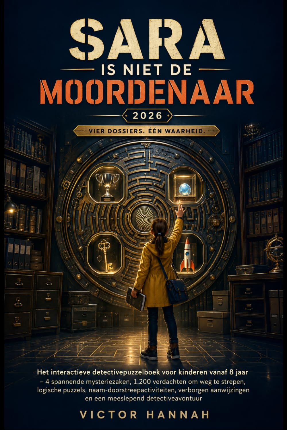 SARA IS NIET DE MOORDENAAR 2026: Het interactieve detectivepuzzelboek voor kinderen vanaf 8 jaar – 4 spannende mysteriezaken, 1.200 verdachten om weg ... verborgen aanwijzingen
