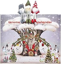Calendrier De L'avent De Noël Sur 24 Jours Avec Poupées Gnome à Collectionner,Calendrier De L'avent Gnome De Noël 2024, Calendrier Compte à Rebours Pour 24 Poupées Gnome Jusqu'à Noël