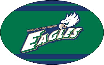 Florida Gulf Coast Eagles Oval Magnet Officially Licensed Collegiate Product