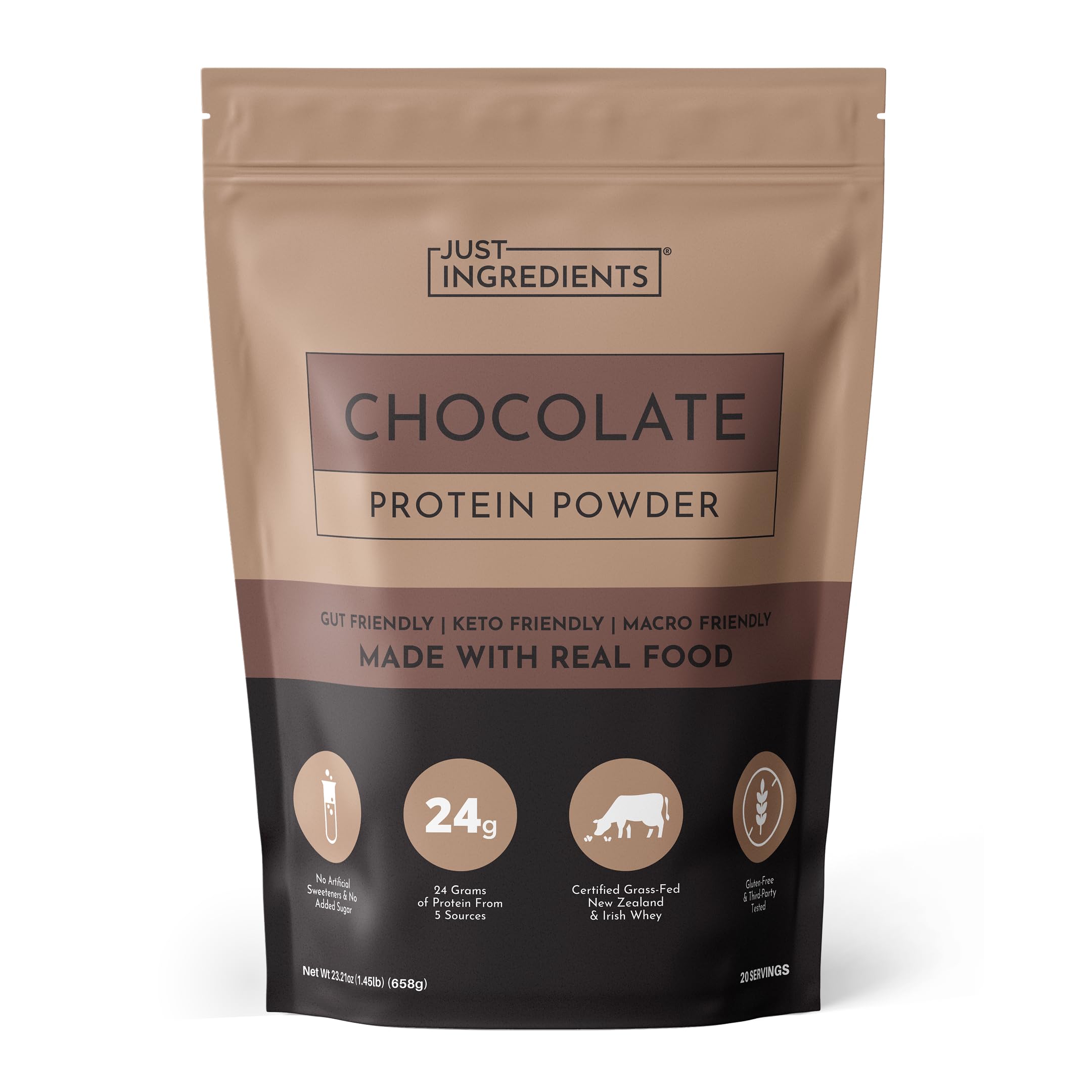 JUST INGREDIENTS Chocolate Protein Powder