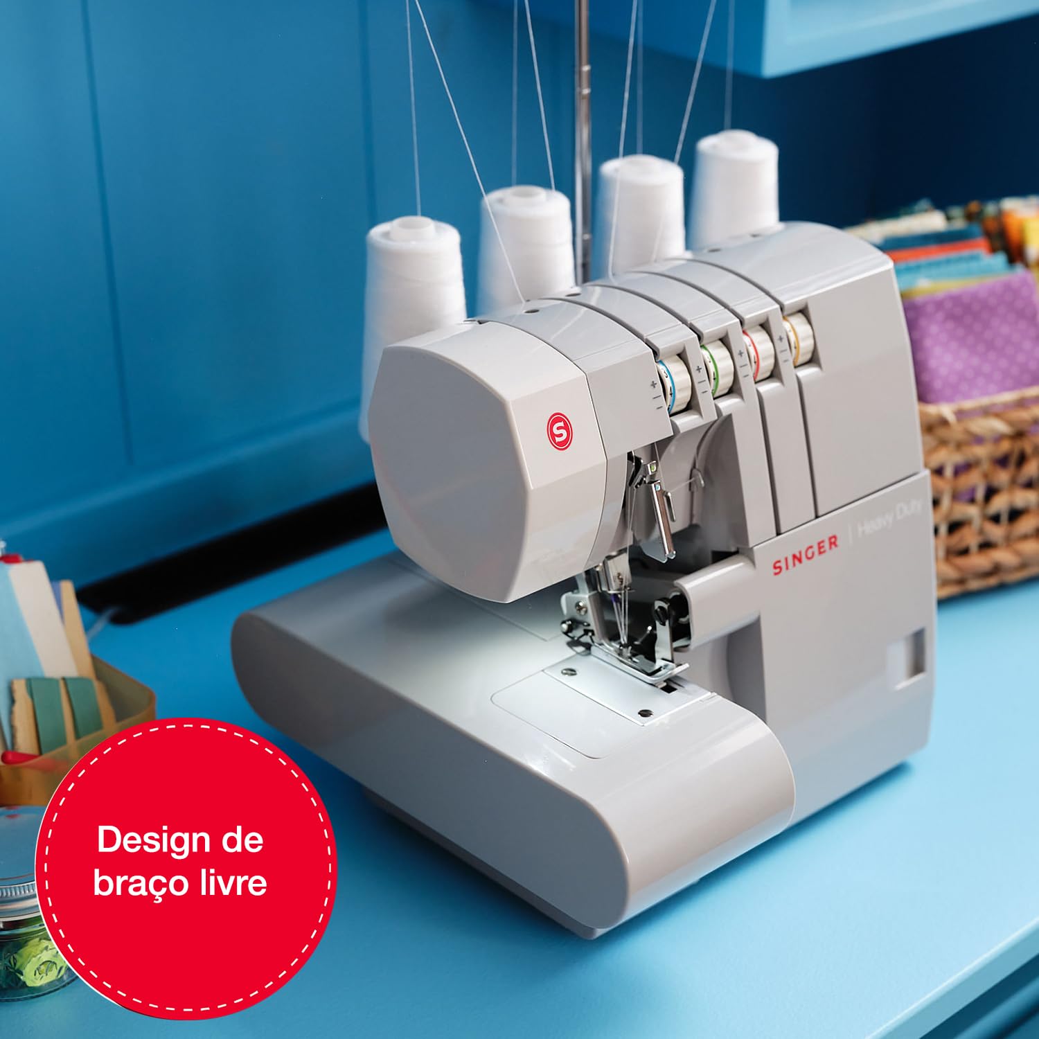 Siuvimo ma(mm)=ina Overlokas Singer 14HD-854