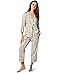 Bedhead PJs 3/4 Sleeve Classic Stretch Jersey Crop Pj Set - Main View