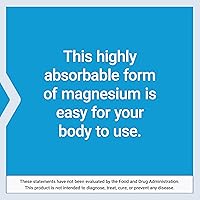 Vista 6 de Life Extension Glicinato de Magnesio, Salud Cardíaca, Salud Ósea, Apoyo para Nervios y Músculos, Altamente Absorbible, Sin Gluten, Sin OMG