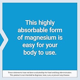 Life Extension Magnesium Glycinate, Heart Health, Bone Health, Nerve and Muscle Support, Highly absorbable, Gluten-Free, Non-GMO, Vegetarian, 90 Capsules