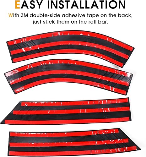 Miniatura 5 de BESTAOO Cubierta acolchada de barra enrollable para accesorios Ford Bronco 2021 2022 2023 2024 2025 4 puertas, evita arañazos en la pintura