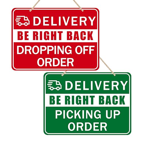 Delivery Driver Sign, Pickup & Drop Off Message, DoorDash Accessories