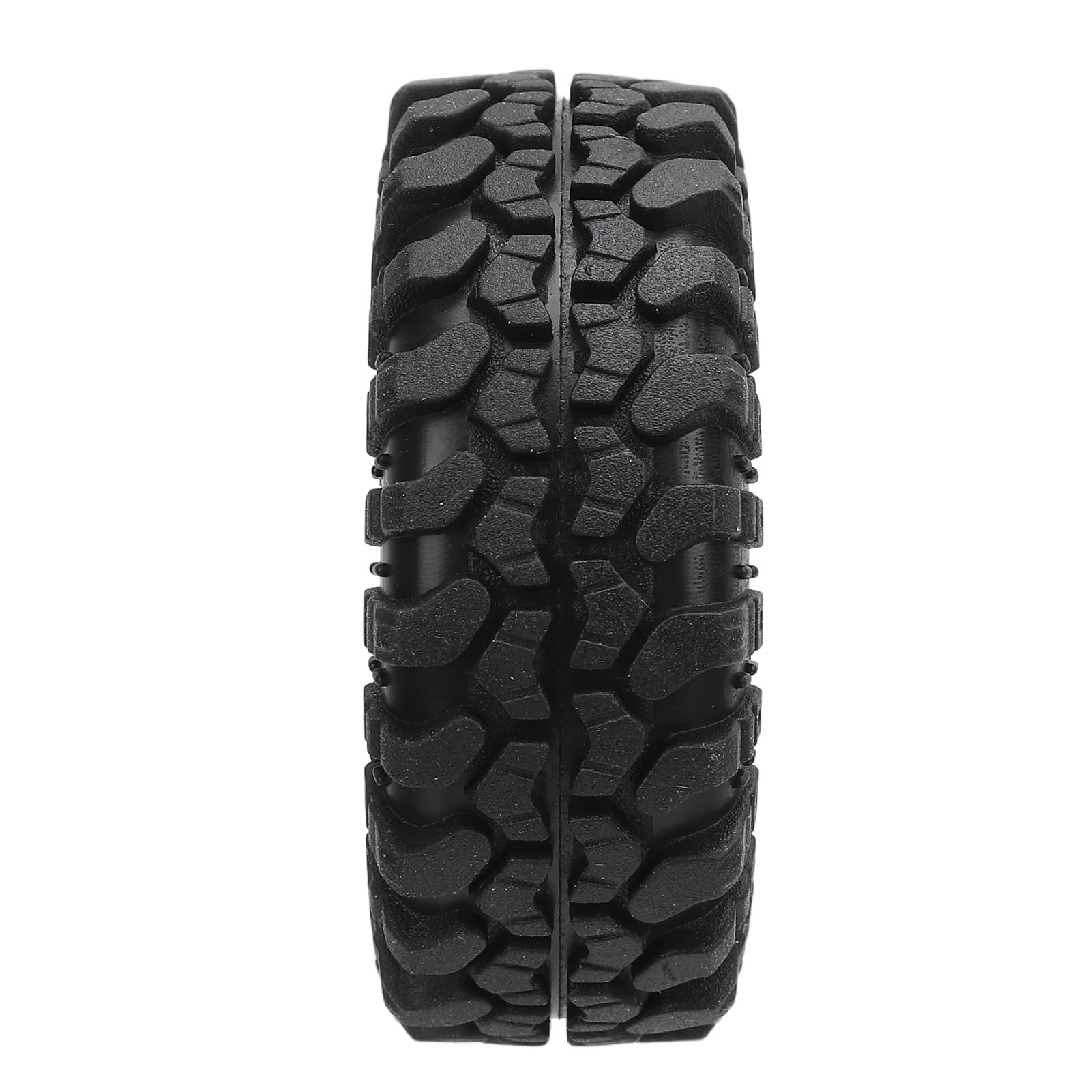 Beadlock 1.0 Jante avec pneus, moyeu de roue Beadlock de voiture télécommandée, jante en alliage d'aluminium Beadlock pour voiture sur chenilles télécommandée 1/24, design à 6 trous avec stabilité et