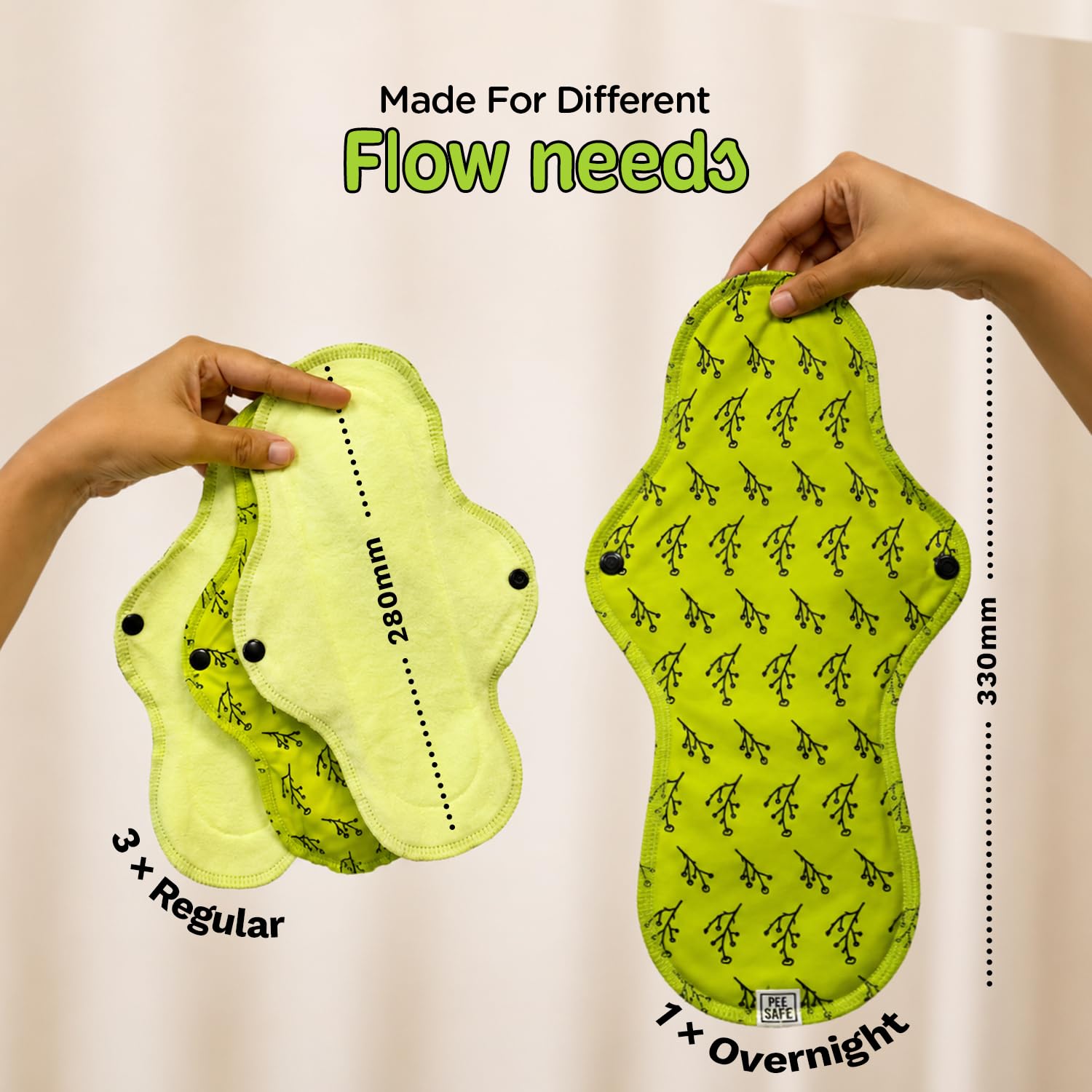 Pee Safe Reusable Pads - Sustainable Period Care -5