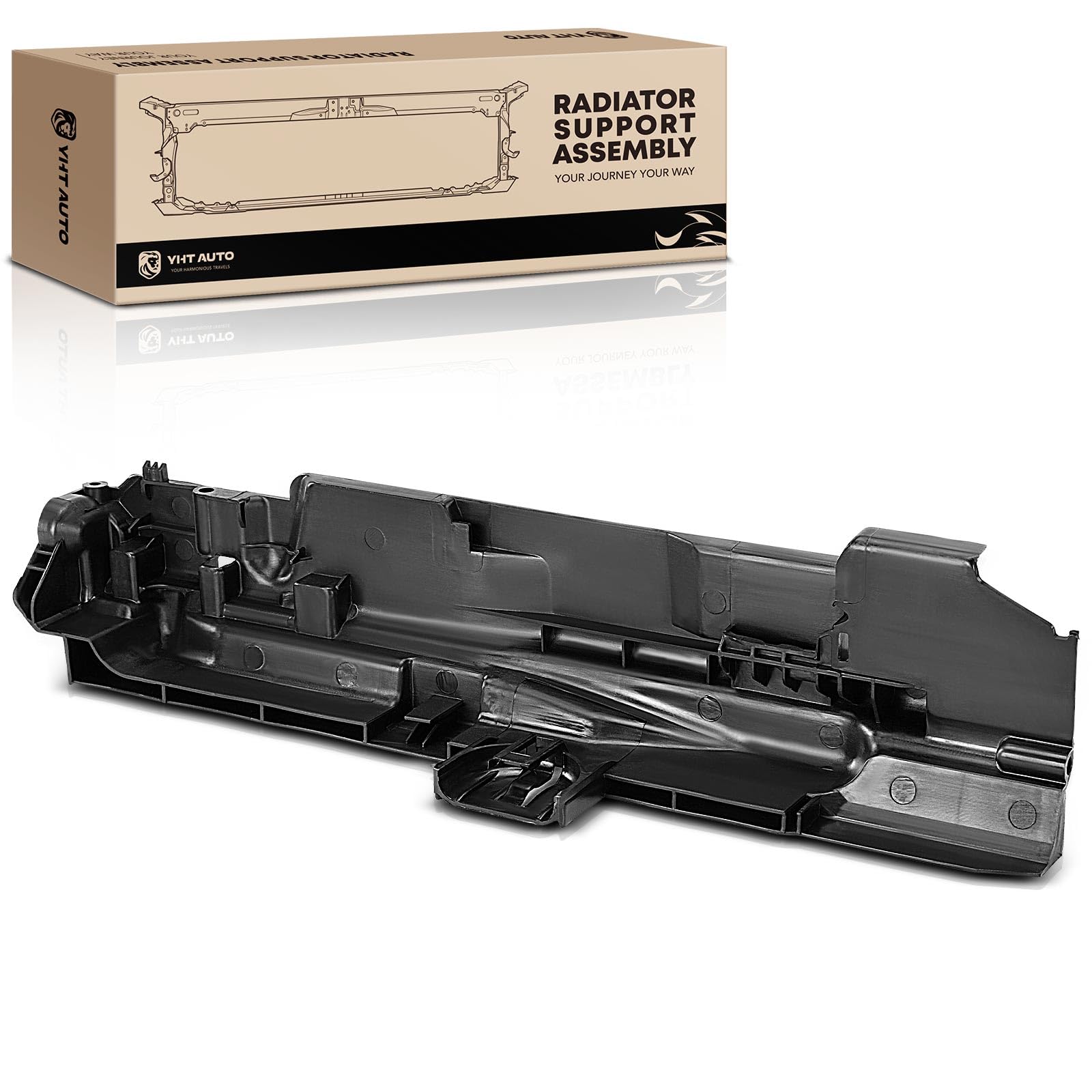 YHTAUTO Radiator Support Right Cover Panel Fit 2006-2011 BMW 328i 325i 325xi 330i 330xi 335d 335is 335xi M3 X1 Z4 128i 135i, xDrive, 1 Series M, Radiator Core Support Assembly Replace# 17107524914