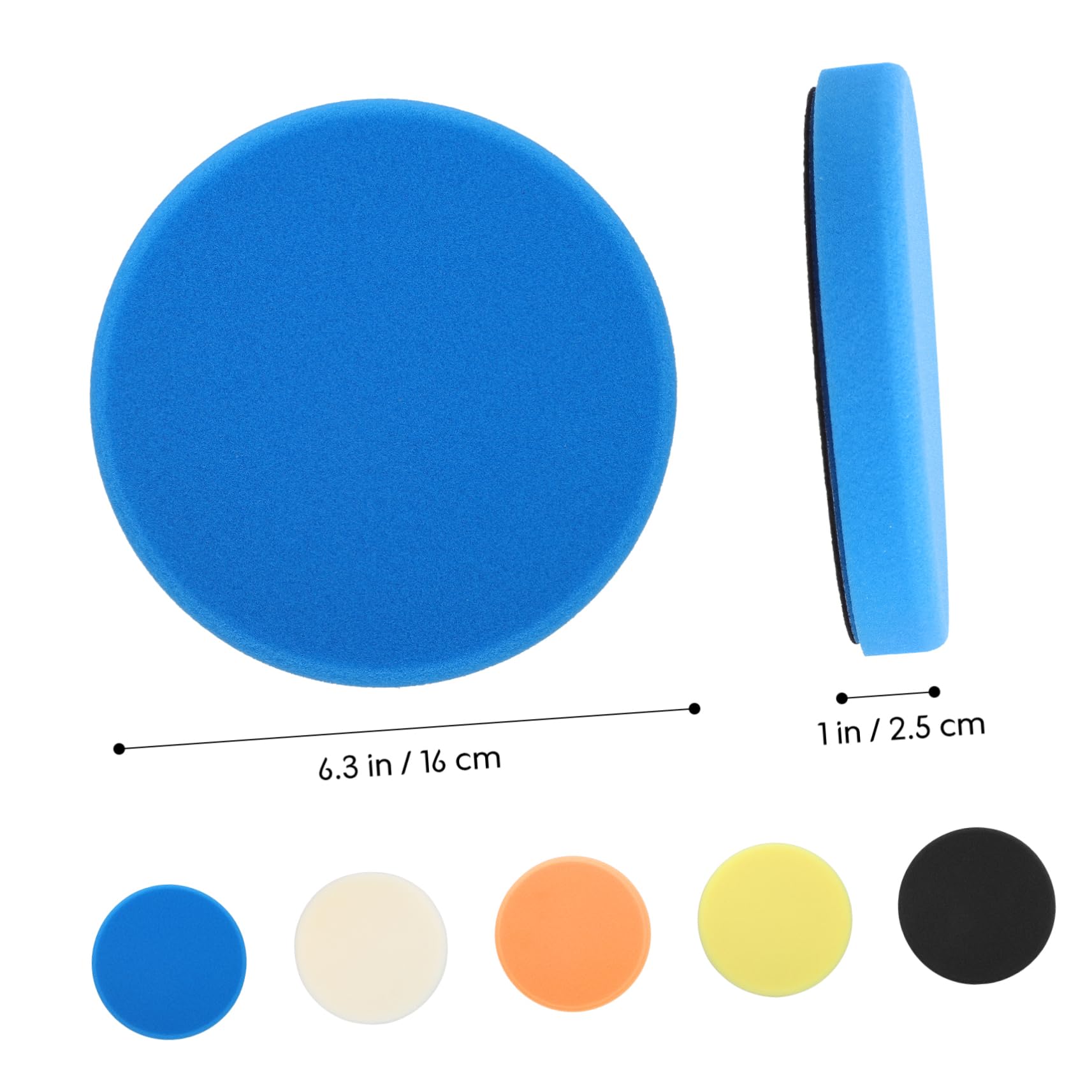 ULTECHNOVO 10 Stk Auto-Polierscheibe autopoliermaschine poliermittel-Set Fahrzeugpolierer-Pad -Polierschwamm-Set Polierpads für Bohrer Bohrschwabbel Polierpads Schwamm -