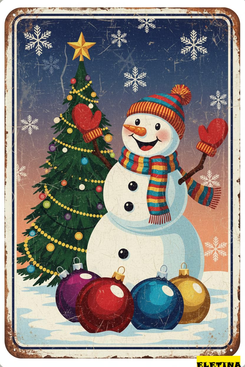 Vintage Metal Tin Sign for Snow Winter Funny Aluminum Wall Decor Farmhouse Home Outside Outdoor 8x12Inch Private Property Decorative