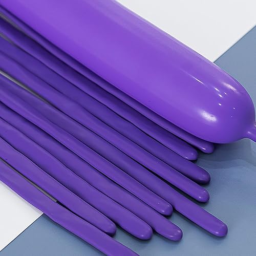 Miniatura 15 de 260 globos naranjas, engrosados, paquete de 100 globos largos para torcer delgados mágicos para arco de globos, animales, payaso, niños, cumpleaños