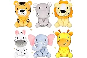 6 Pcs Stuffed Forest Animal Toys