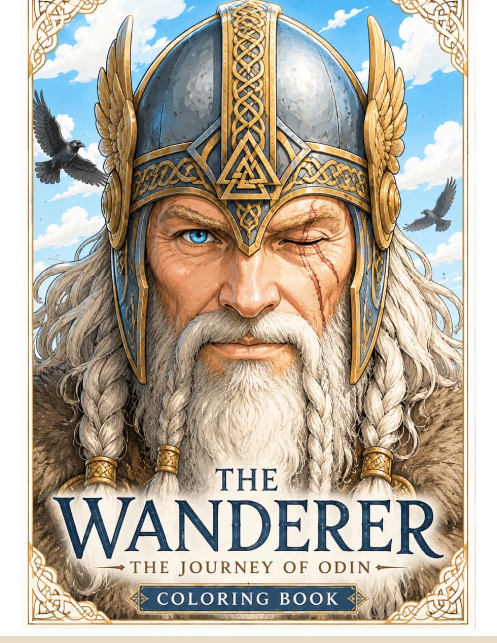 The Wanderer: The story of Odin: A coloring book