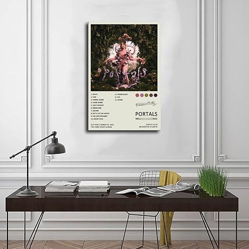 Miniatura 3 de yimustbe Portals - Póster de portales para álbum de música, decoración de dormitorio, paisaje deportivo, oficina, habitación, regalo, sin marco, 12