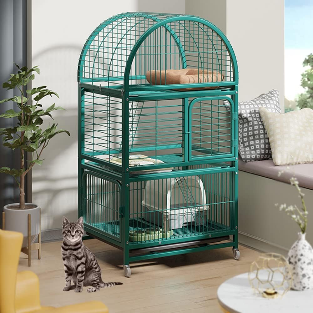 FMXYMC Cat Cage 3Tier Cat Condo, Outdoor Cat Enclosures