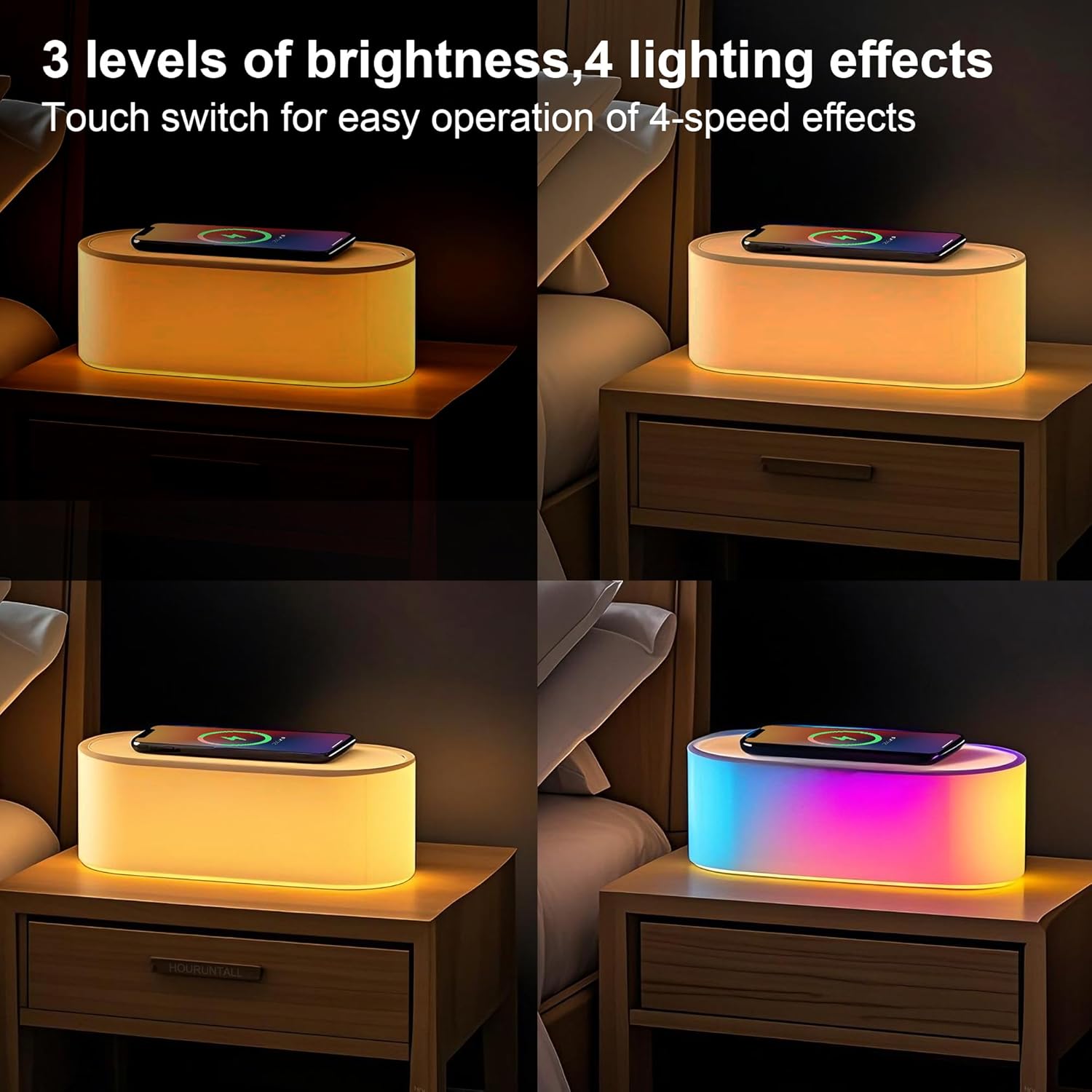 Illuminate Your Space: The Ultimate Review of the Wireless PD 15W Touch Adjustable Nightstand Lamp
