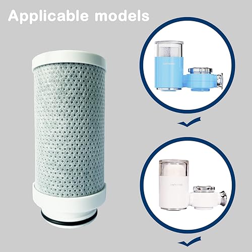 Miniatura 10 de Filtro de agua para fregadero, filtro de agua de grifo con carbón activado, purificador de agua de cocina doméstica para fregadero, filtro de grifo