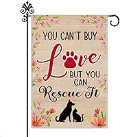 Vista 10 de Hafhue Dios es Grande Los Perros Son Buenos Bandera de Jardín de Bienvenida, Bandera de Patio para Vacaciones al Aire Libre, Decoración de Porche