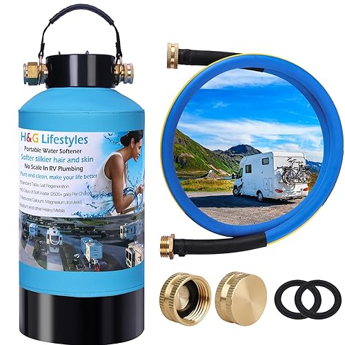 H&G Lifestyles Sistema de filtro de agua para toda la casa - Sistema de filtración de suavizante de agua - Filtro de agua KDF y carbono - Filtro de