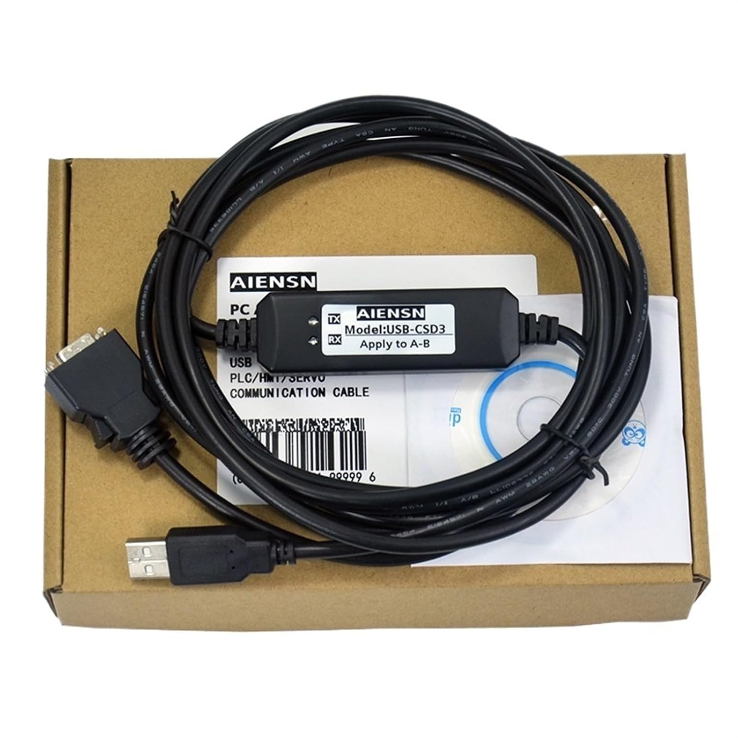 Applicable AB Servo Drive CSD3 Debugging USB Download Cable Programming Cable Data Cable