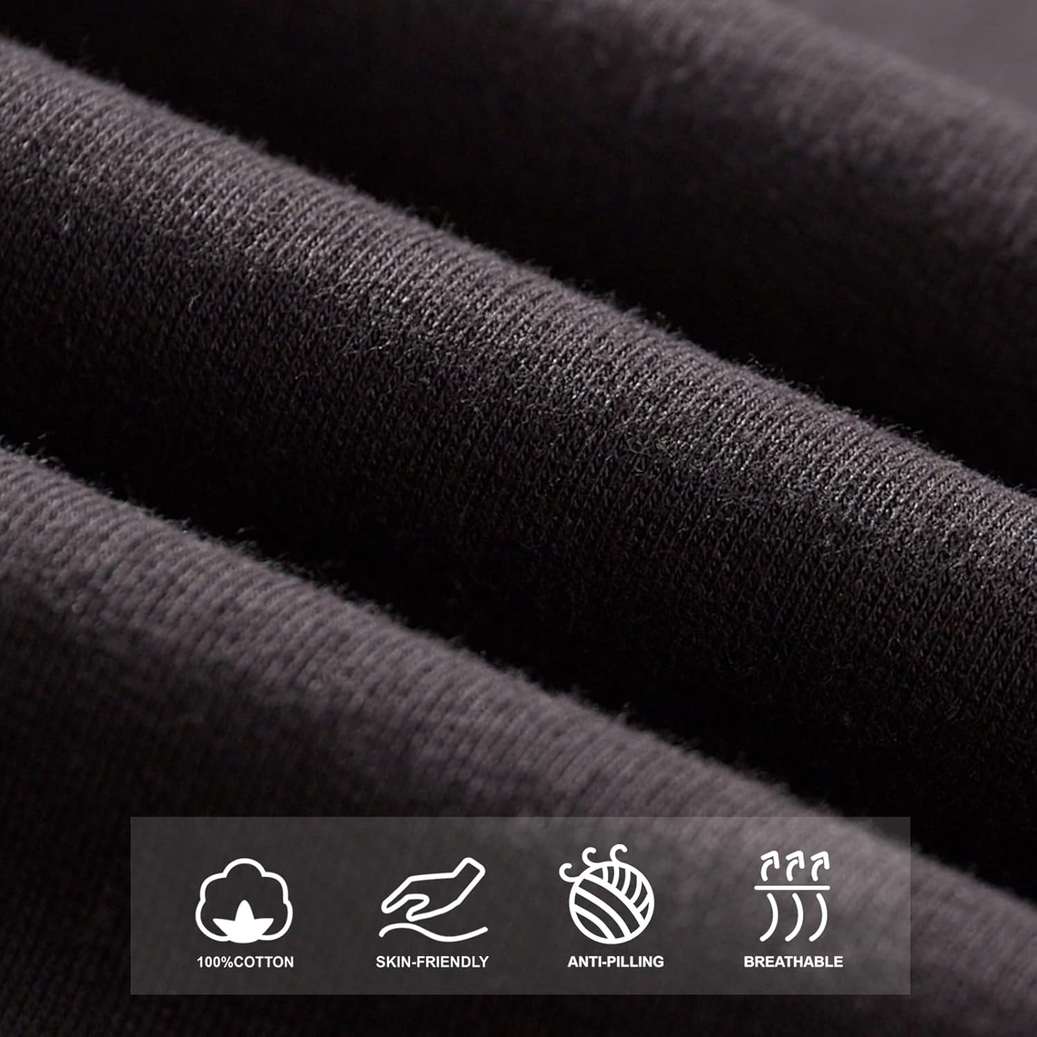 AMY COULEE Men's Casual Joggers Cotton Sweatpants Workout Athletic Pants with Pockets Drawstring Gym Running Pants - Image 5