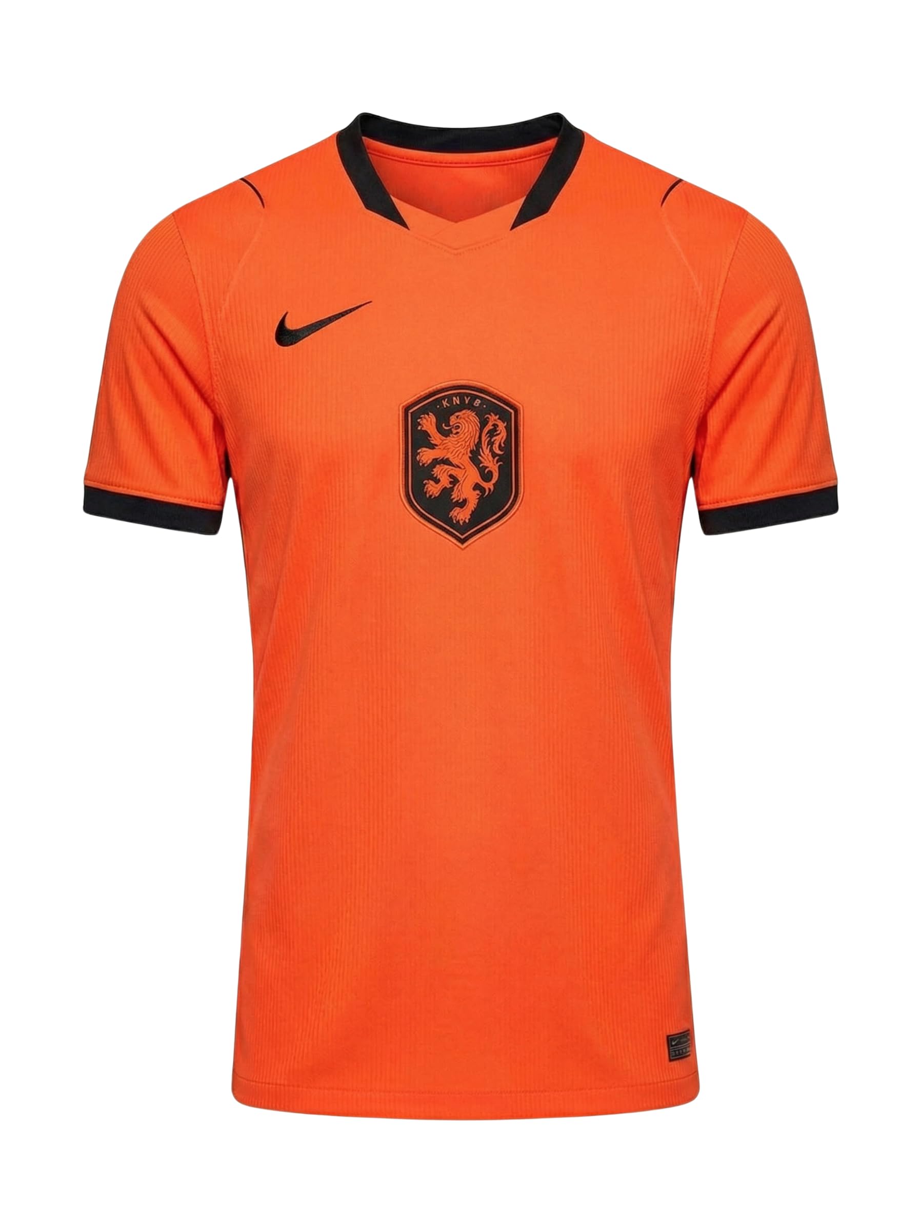 Nike Kids KNVB Dri-Fit SS Stadium Home Jersey, Hyper Crimson/Black, 10/12 Years