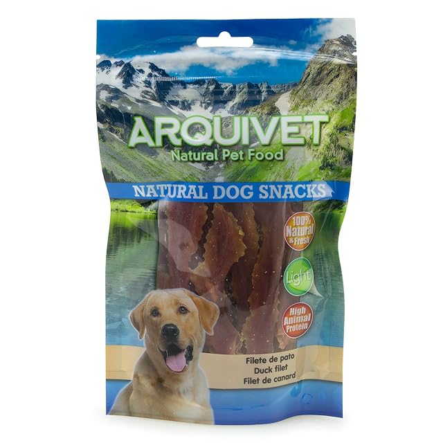 Foto 4 de 7 de Arquivet Pack 12 Unidades Snacks Filete de Pato 100 gr - Natural Dog Snacks - 100% Natural