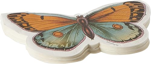 Miniatura 4 de C.R. Gibson Portmeirion - Servilletas desechables de papel para fiestas, 6.5 x 6.5 pulgadas