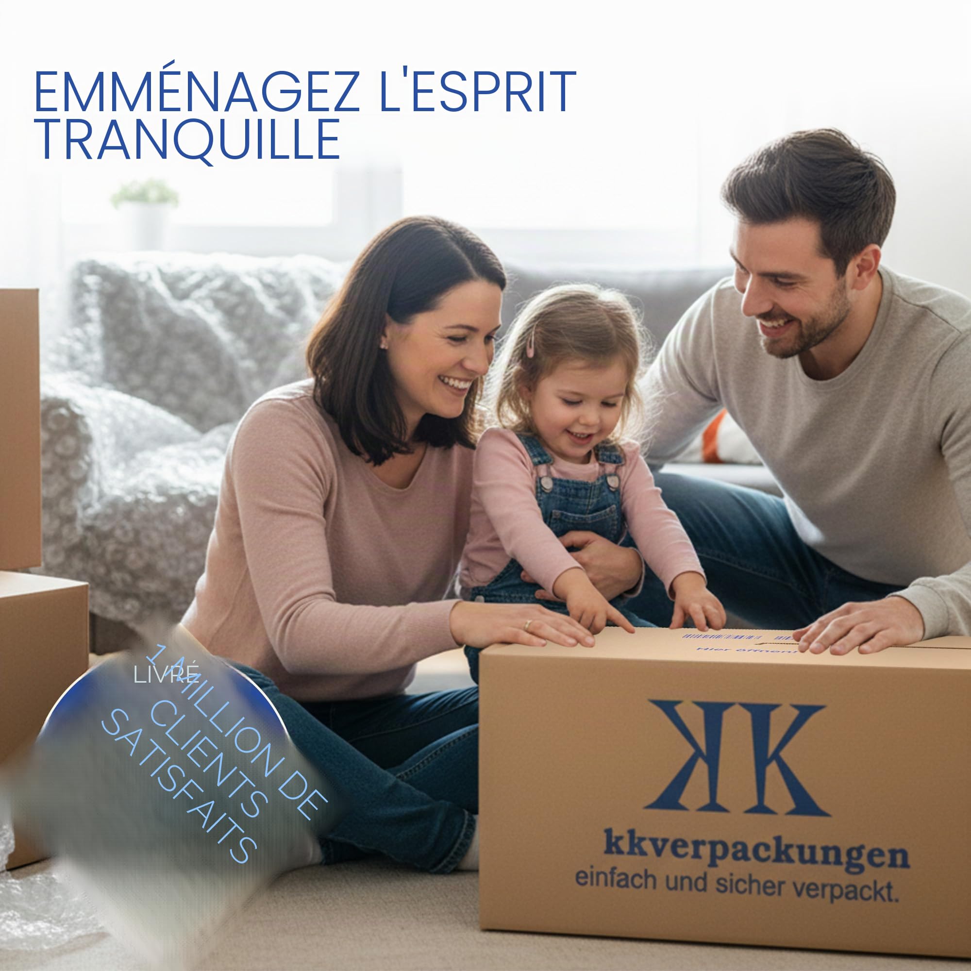 Lot de 20 Boîtes carton de déménagement stockage livres 634 x 290 x 326 mm 40 kg capacité de charge pour expédition avec poignées, rangement et emballage, réutilisables