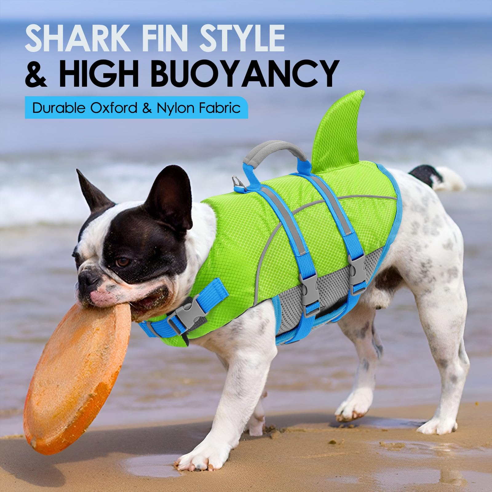 AOFITEE Gilet de Sauvetage pour Chien, Gilet de Sauvetage pour Chien pour la Natation et Le Bateau