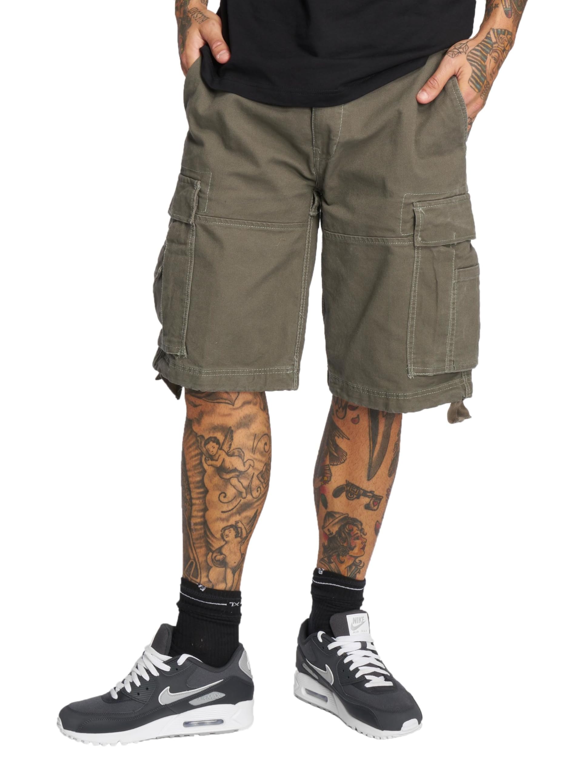 Brandit Vintage Shorts, Olive, 5XL