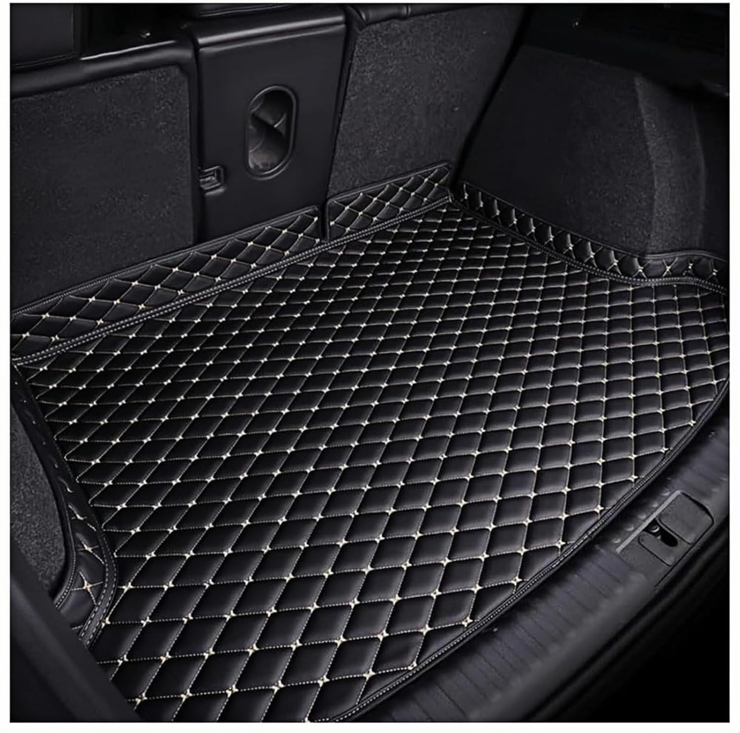 ZDDFCVB Car Boot Mat Liner for Porsche Taycan Cross Turismo (Y1A) 2021-2025, Waterproof Anti-Scratch Non-slip, Pet Friendly Carpet Pad, Interior Accessory,E