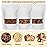 Blisstime 50 Pieces Resealable Bags for Small Business, White Kraft Paper Stand Up Pouches with Matte Window Reusable Heat Sealable Bags for Packaging (3.9 X 5.9 Inches)