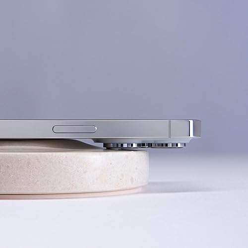 Miniatura 2 de Einova Classic Stone - Almohadilla de carga inalámbrica de mármol diseñada en Italia, cable USB-C integrado de 6 pies, teléfonos inteligentes,