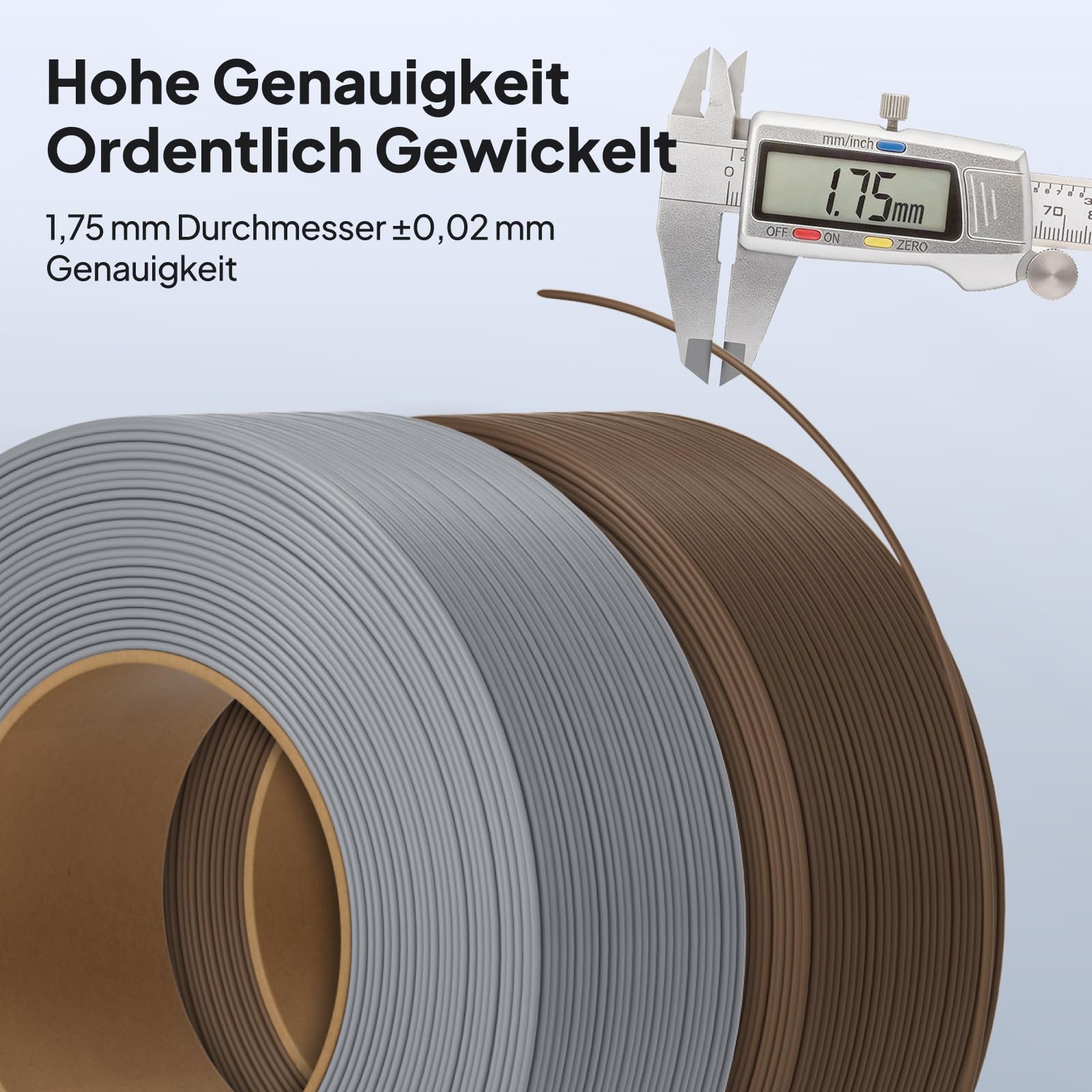DEEPLEE PLA BASIC filament uzupełniający, 1,75 mm, bez szpuli, kompatybilny z większością szpulek wielokrotnego użytku, czarno-biało-czerwony i zielony trawiasty, zestaw 4 kg