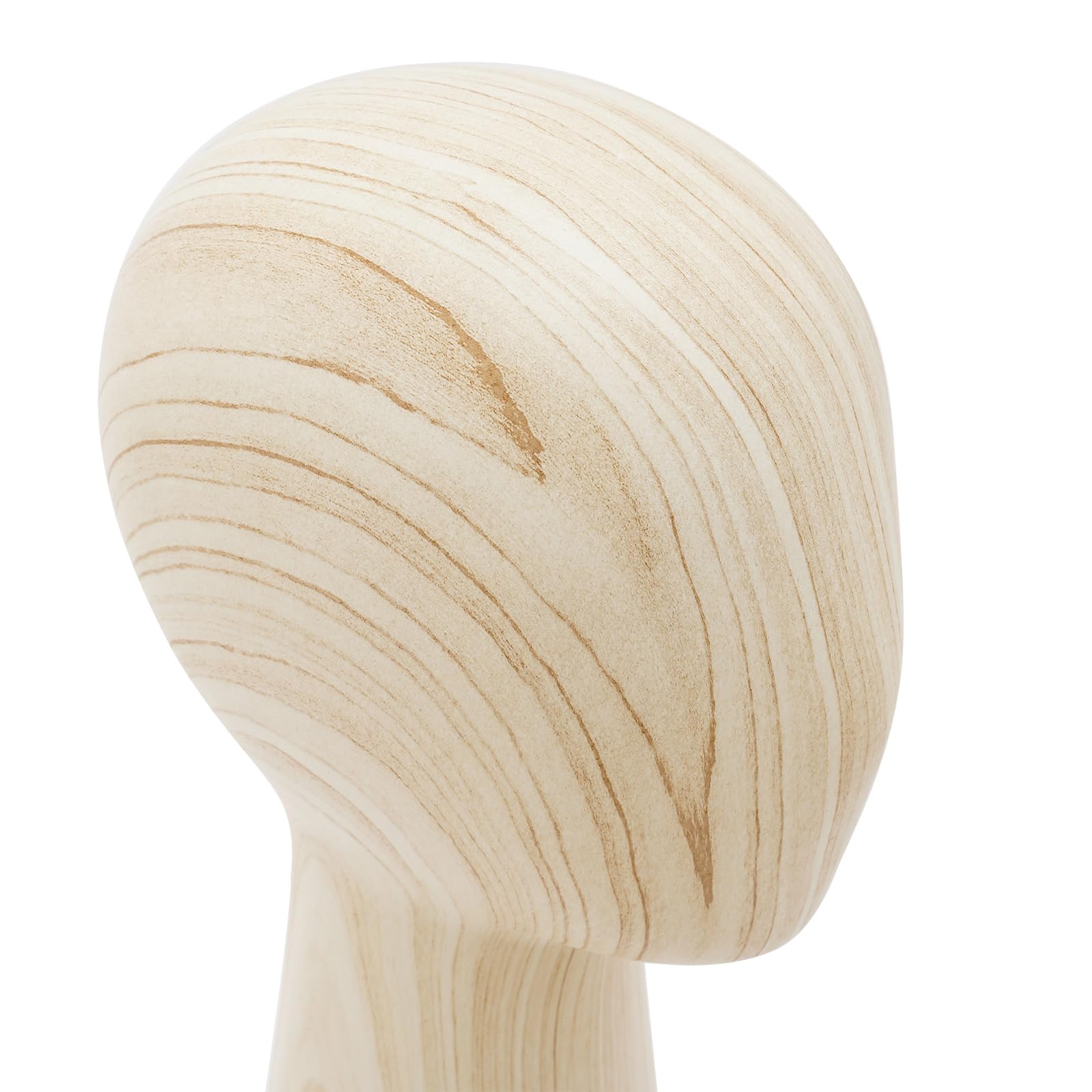 Supporto per parrucca e cappello beige con testa di manichino, testa di manichino, per negozi, parrucchieri, negozi di cappelli, 32 cm