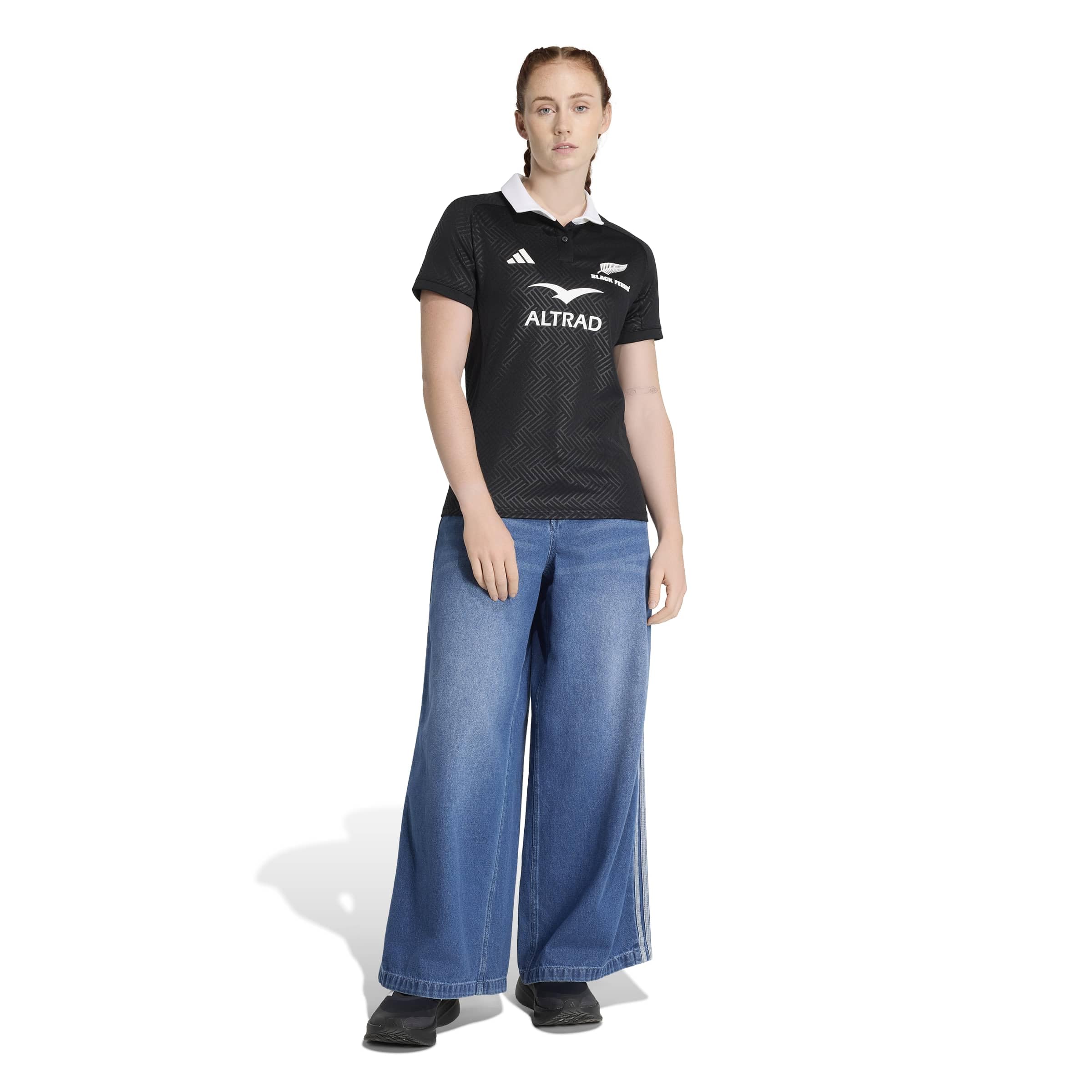 adidas Damen Black Ferns Home Jersey Women Kurzärmelig (1er Pack)