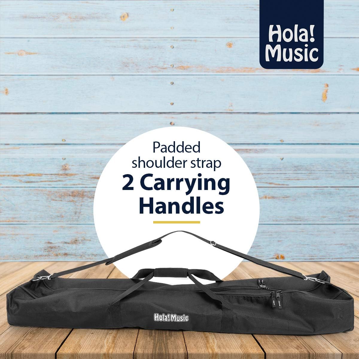 Rеvіеw Microphone Stands Gig Bag by Hola! Music, Dual Compartment, 50 Inch Long with Shoulder Strap Tесh Dеаlѕ 🔥 Microphone Stands Gig Bag by Hola! Music, Dual Compartment, 50 Inch Long with Shoulder Strap