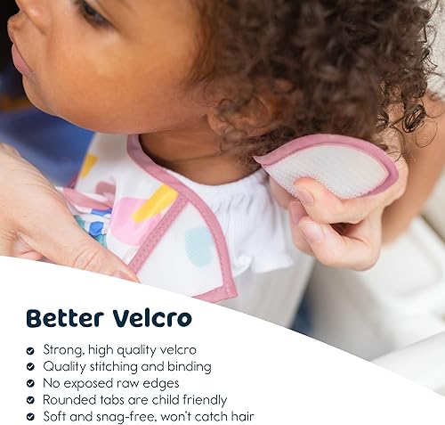 Miniatura 2 de Tiny Twinkle Babero a prueba de desorden - Babero impermeable para bebé niño o niña - PFAS, PVC, BPA, libre de ftalatos - Baberos de comida para