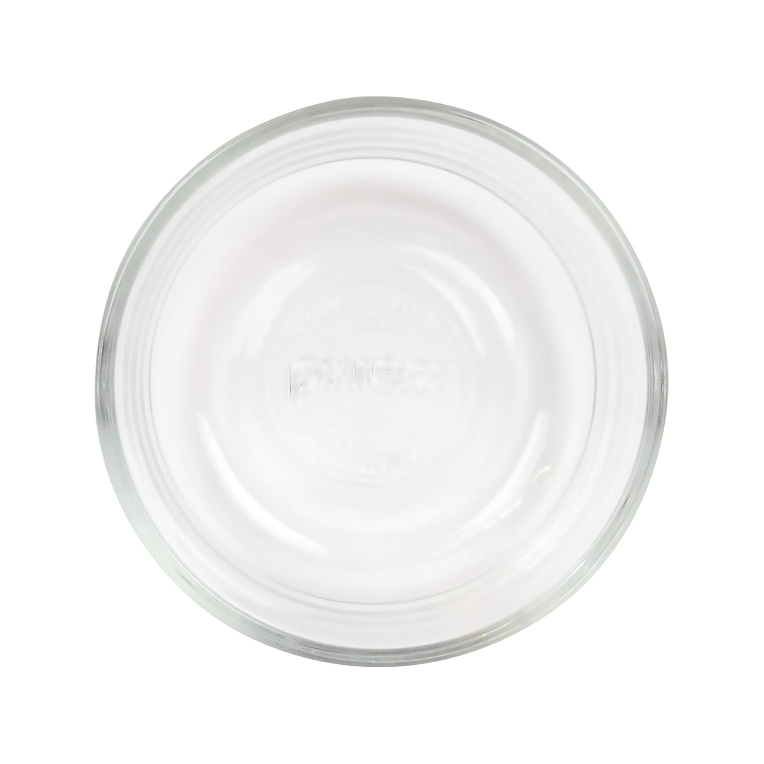 Pyrex 7202 1 Cup Glass Bowl & 7202-PC Red Lid (2-Pack) - Made in USA