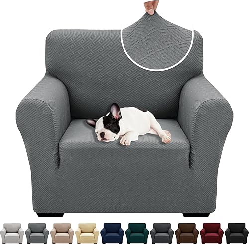XINEAGE Fundas elásticas para sillón nuevas 2025, 1 pieza, protector para silla de sala de estar, funda gruesa y suave con parte inferior elástica,