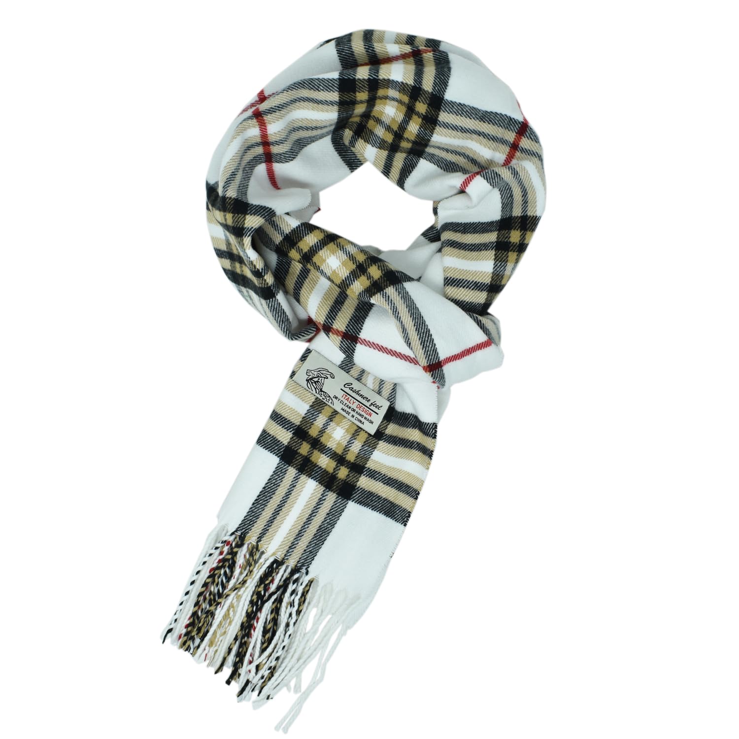 Glory Max Unisex Classic Tartan Plaid Winter Scarf Soft Cashmere Feel 72"x12"