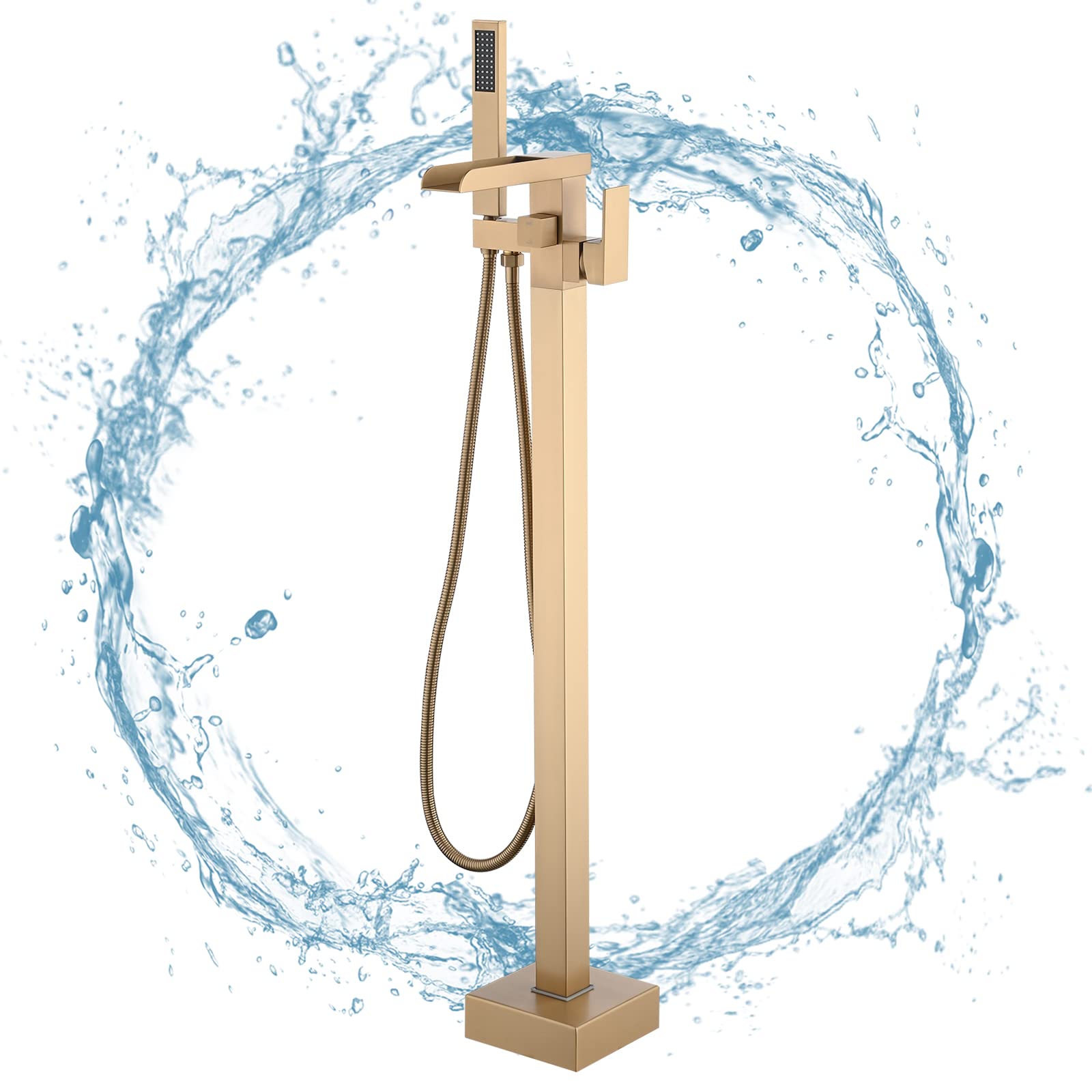 Buy PROOX Freestanding Bathtub Faucet Floor ed, High Flow Free Standing