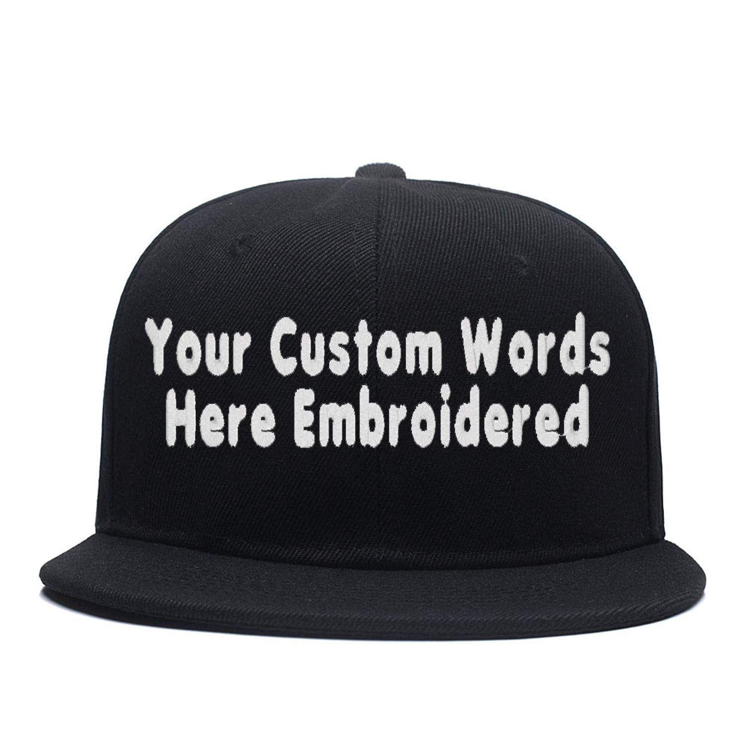 ERAYHip Hop Snapback Casquette,Embroidered.Custom Flat Bill Dance Plain Baseball Dad Hats