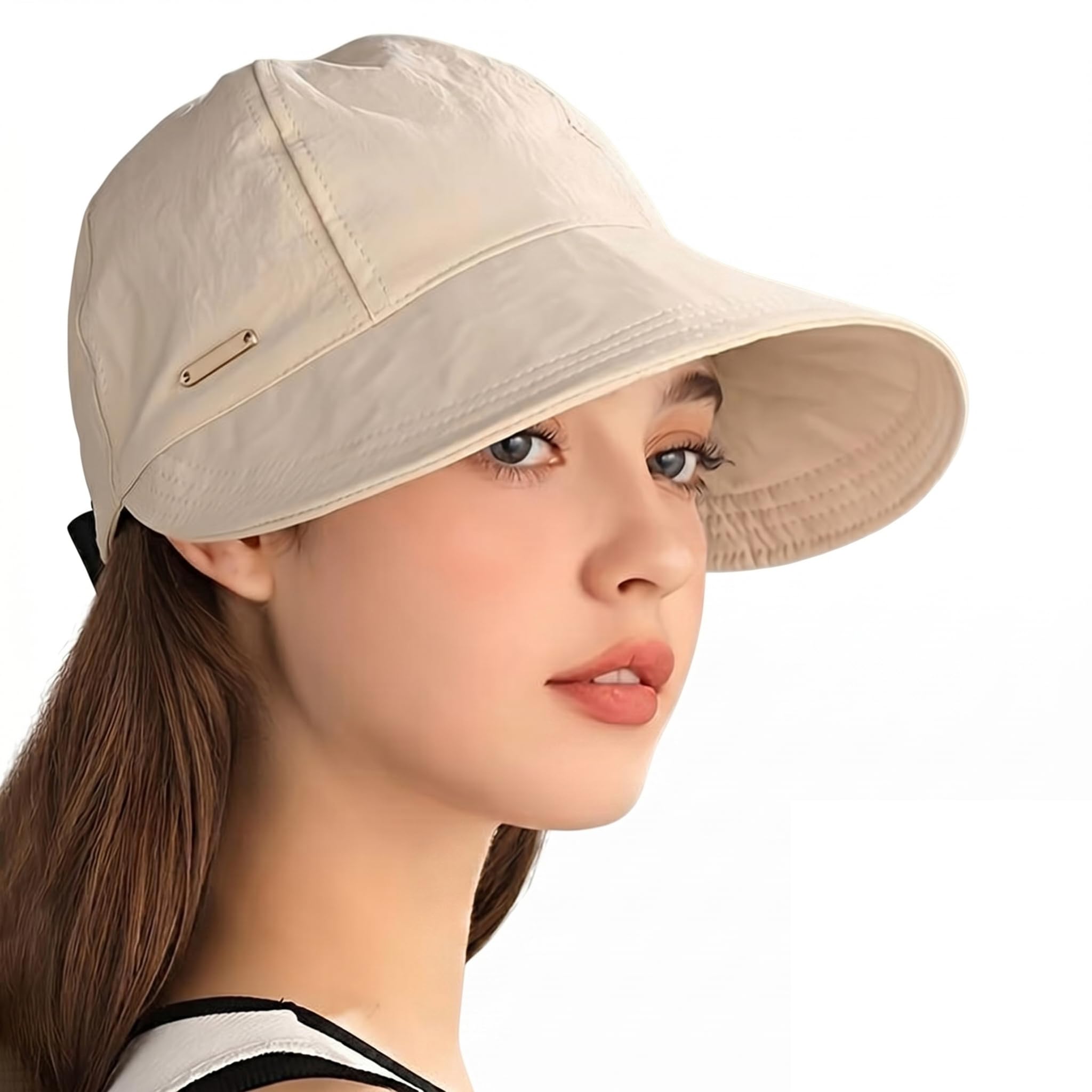 hsr Women Wide Brim Sun Hat | Versatile Casual Sunshade Bucket Hat for Women | UV Protection Summer Cap-picture-37